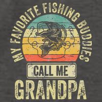 My Favorite Fishing Buddies Call Me Grandpa Fisherman Vector Backpack