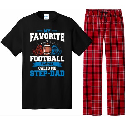 My Favorite Football Player Calls Me Stepcool Giftdad Stepdad Gift Pajama Set