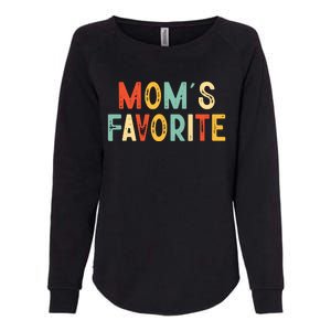 Moms Favorite Funny MomS Favorite Womens California Wash Sweatshirt