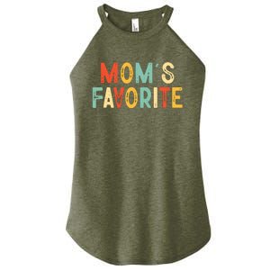 Moms Favorite Funny MomS Favorite Women's Perfect Tri Rocker Tank