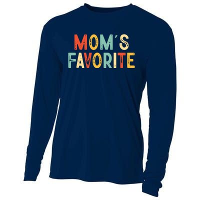 Moms Favorite Funny MomS Favorite Cooling Performance Long Sleeve Crew