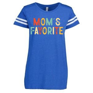 Moms Favorite Funny MomS Favorite Enza Ladies Jersey Football T-Shirt