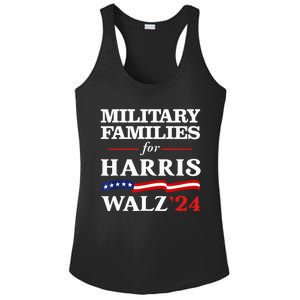 Military Families For Harris Walz 2024 Vote Harris Waltz Ladies PosiCharge Competitor Racerback Tank