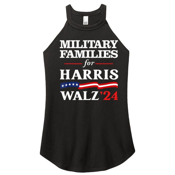 Military Families For Harris Walz 2024 Vote Harris Waltz Women's Perfect Tri Rocker Tank