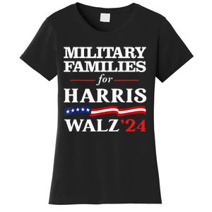 Military Families For Harris Walz 2024 Vote Harris Waltz Women's T-Shirt