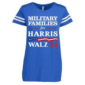 Military Families For Harris Walz 2024 Vote Harris Waltz Enza Ladies Jersey Football T-Shirt