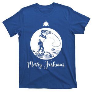 Merry Fishmas For Fishing And Fishing Gift T-Shirt