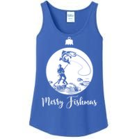 Merry Fishmas For Fishing And Fishing Gift Ladies Essential Tank