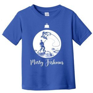 Merry Fishmas For Fishing And Fishing Gift Toddler T-Shirt