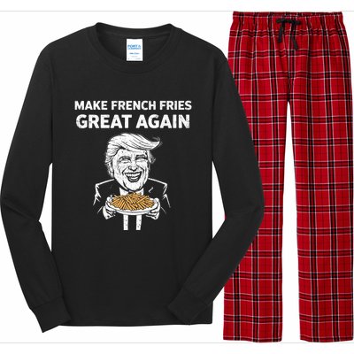 Make French Fries Great Again Long Sleeve Pajama Set