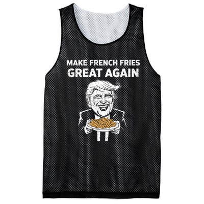 Make French Fries Great Again Mesh Reversible Basketball Jersey Tank