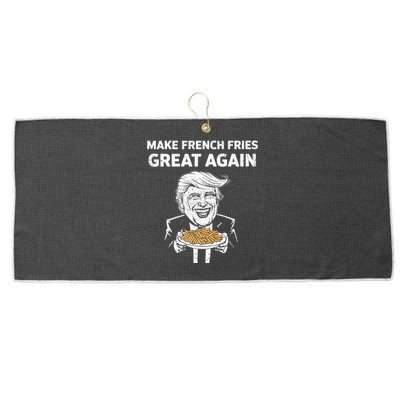 Make French Fries Great Again Large Microfiber Waffle Golf Towel