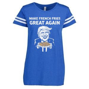 Make French Fries Great Again Enza Ladies Jersey Football T-Shirt