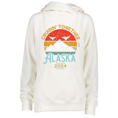 Matching Family Friends And Group Alaska Cruise 2024 Cute Gift Womens Funnel Neck Pullover Hood