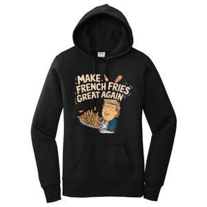 Make French Fries Great Again Slogan Women's Pullover Hoodie