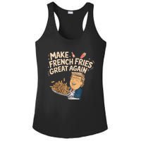 Make French Fries Great Again Slogan Ladies PosiCharge Competitor Racerback Tank