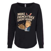 Make French Fries Great Again Slogan Womens California Wash Sweatshirt