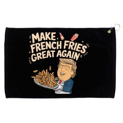 Make French Fries Great Again Slogan Grommeted Golf Towel