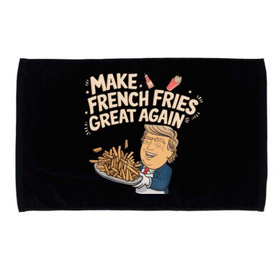 Make French Fries Great Again Slogan Microfiber Hand Towel