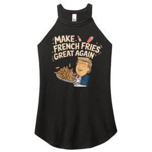 Make French Fries Great Again Slogan Women's Perfect Tri Rocker Tank