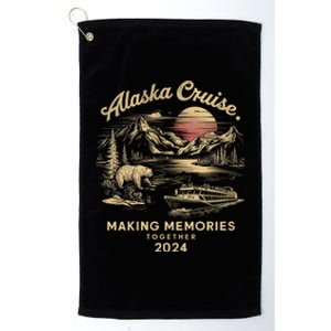 Matching Family Friends And Group Alaska Cruise 2024 Gift Platinum Collection Golf Towel