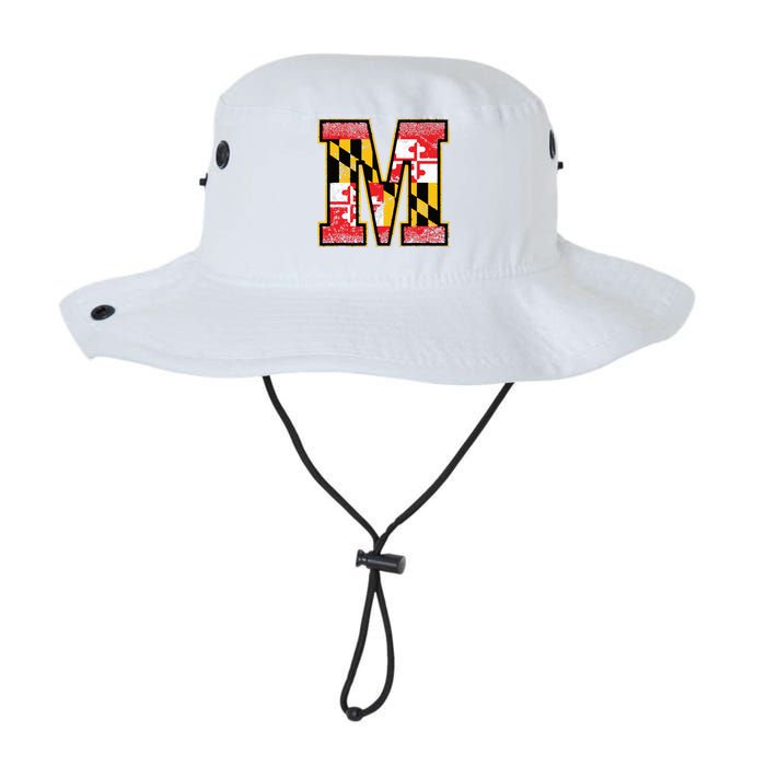 Maryland Flag For Girl Women Vintage Maryland Legacy Cool Fit Booney Bucket Hat