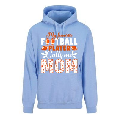 My Favorite Football Player Calls Me Mom American Football Gift Unisex Surf Hoodie