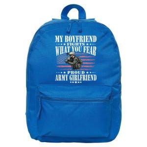 My Friend Fights What You Fear Proud Army Friend Gift 16 in Basic Backpack