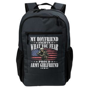 My Friend Fights What You Fear Proud Army Friend Gift Daily Commute Backpack