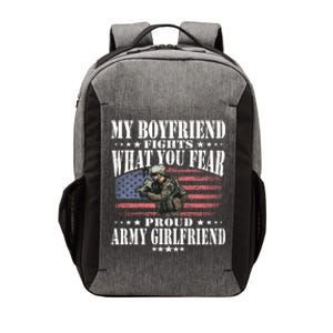 My Friend Fights What You Fear Proud Army Friend Gift Vector Backpack