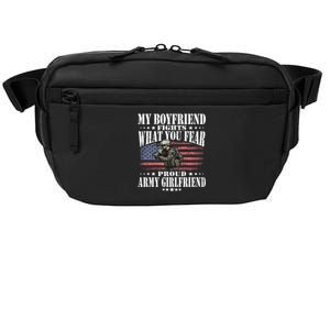 My Friend Fights What You Fear Proud Army Friend Gift Crossbody Pack