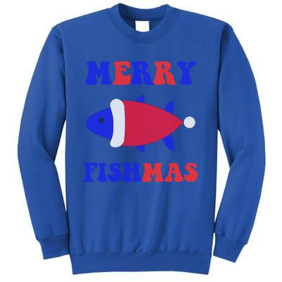 Merry Fishmas Funny Christmas Fishing Xmas Great Gift Sweatshirt