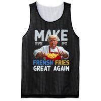 Make Fresh Fries Great Again 2024 Slogan Mesh Reversible Basketball Jersey Tank