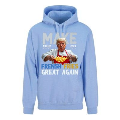 Make Fresh Fries Great Again 2024 Slogan Unisex Surf Hoodie