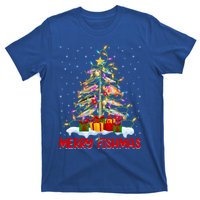 Merry Fishmas Funny Christmas Tree Fishing Lover Meaningful Gift T-Shirt