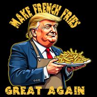 Make French Fries Great Again Graphic Sustainable Bucket Hat