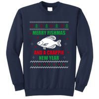 Merry Fishmas Fishing Funny Xmas Crappie For Fisherman Sweatshirt