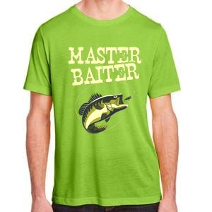 Masterbaiter Funny Fishing Fisherman Fish Master Baiter Adult ChromaSoft Performance T-Shirt