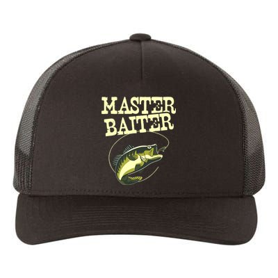 Masterbaiter Funny Fishing Fisherman Fish Master Baiter Yupoong Adult 5-Panel Trucker Hat