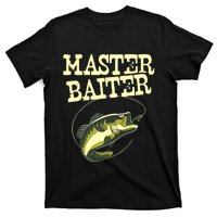 Masterbaiter Funny Fishing Fisherman Fish Master Baiter T-Shirt