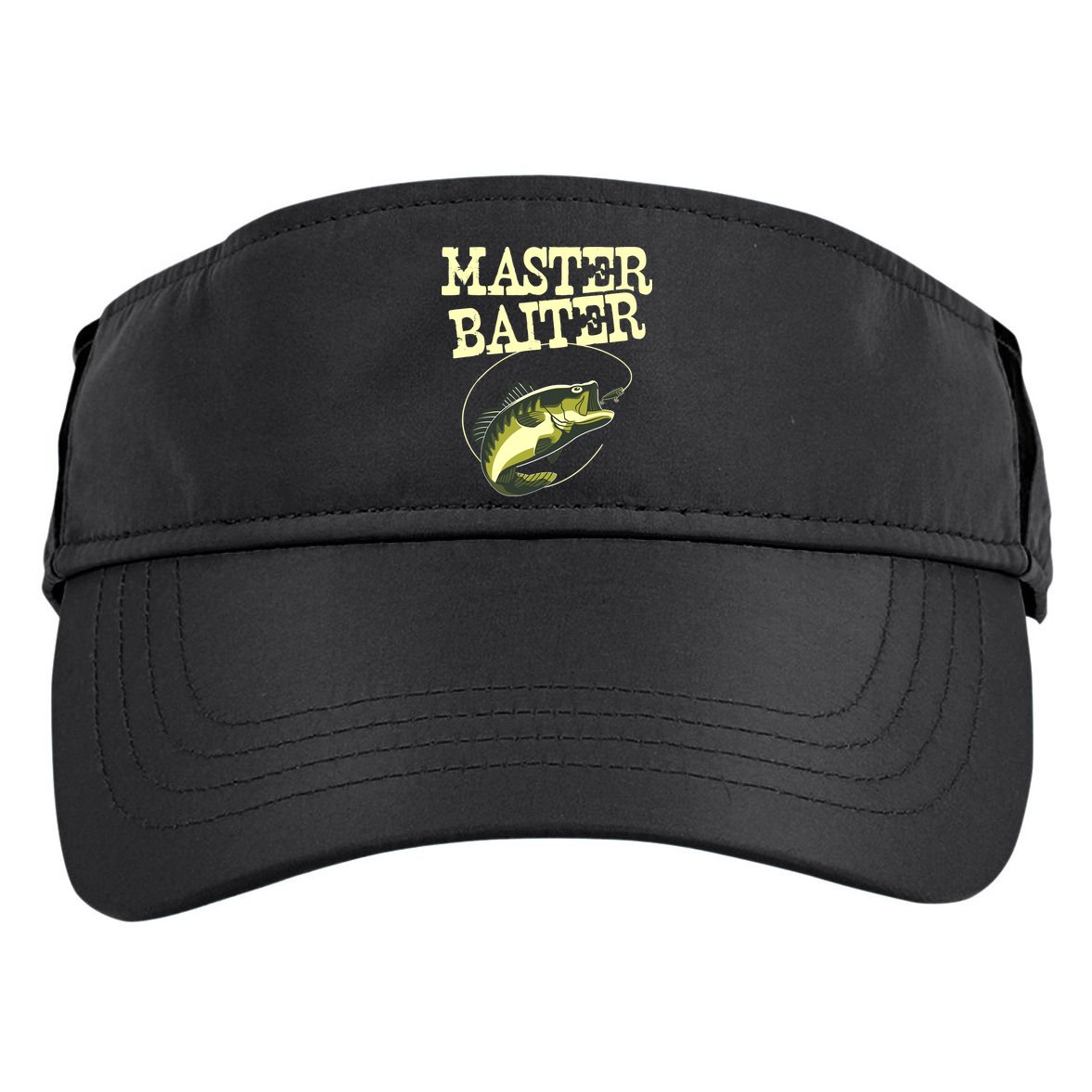 Masterbaiter Funny Fishing Fisherman Fish Master Baiter Adult Drive Performance Visor