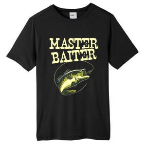 Masterbaiter Funny Fishing Fisherman Fish Master Baiter Tall Fusion ChromaSoft Performance T-Shirt