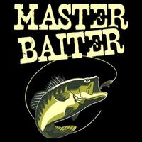 Masterbaiter Funny Fishing Fisherman Fish Master Baiter Short Acrylic Beanie