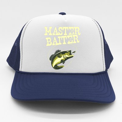 Masterbaiter Funny Fishing Fisherman Fish Master Baiter Trucker Hat