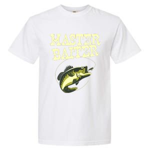 Masterbaiter Funny Fishing Fisherman Fish Master Baiter Garment-Dyed Heavyweight T-Shirt