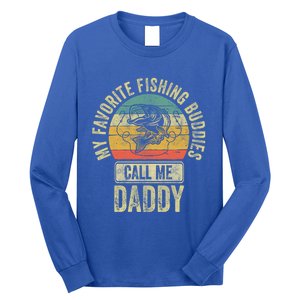 My Favorite Fishing Buddies Call Me Daddy Meaningful Gift Fisher Meaningful Gift Long Sleeve Shirt