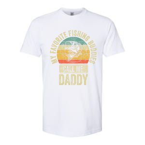 My Favorite Fishing Buddies Call Me Daddy Meaningful Gift Fisher Meaningful Gift Softstyle CVC T-Shirt