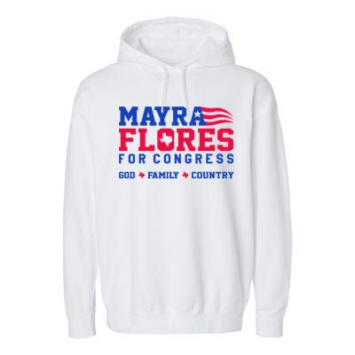 Mayra Flores For Congress Garment-Dyed Fleece Hoodie