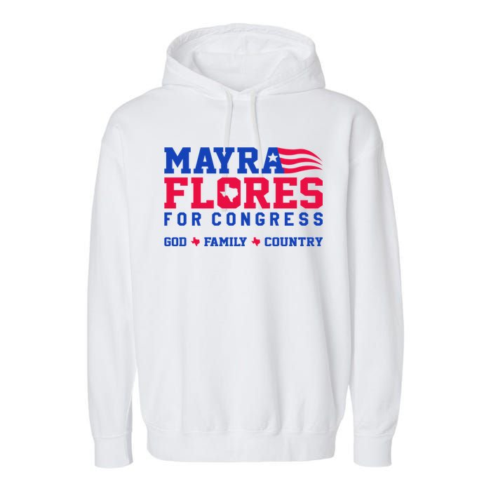 Mayra Flores For Congress Garment-Dyed Fleece Hoodie