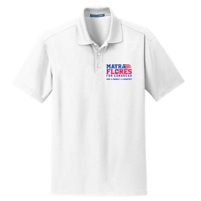 Mayra Flores For Congress Dry Zone Grid Polo